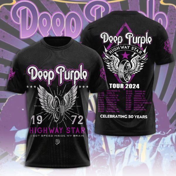 Deep Purple 3D Apparel - HUANNM 4806