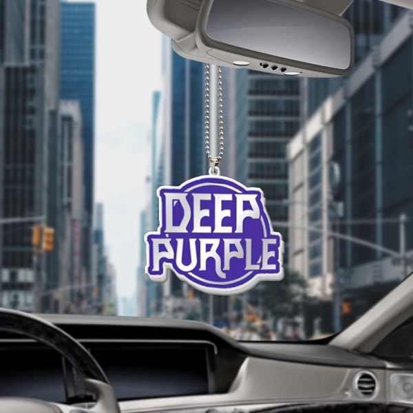 Deep Purple Custom Shape 2-sided Acrylic Car Ornament - HUANNM 4807