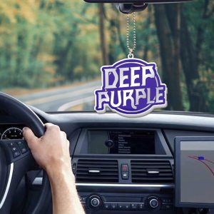 Deep Purple Custom Shape 2-sided Acrylic Car Ornament - HUANNM 4807