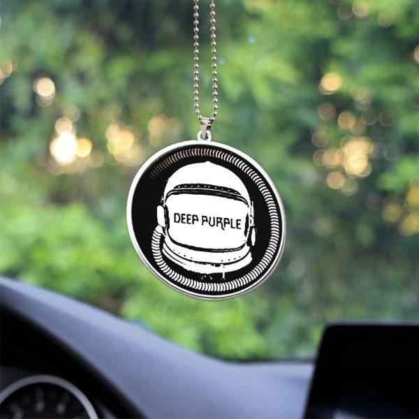 Deep Purple Custom Shape 2-sided Acrylic Car Ornament - HUANNM 4808