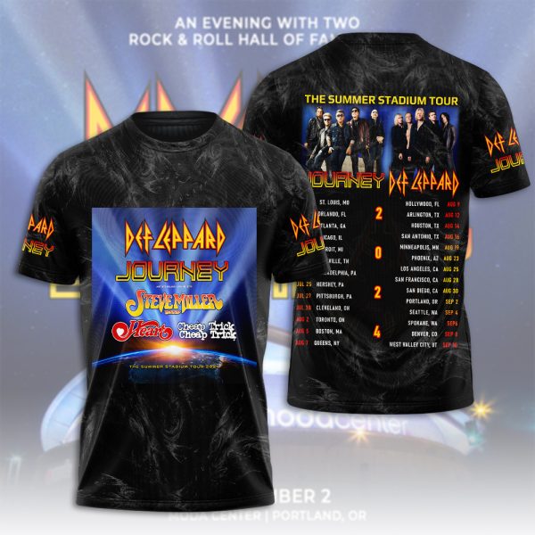 Def Leppard x Journey 3D Apparel - HUANNM 4862