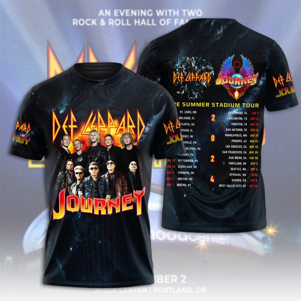 Def Leppard x Journey 3D Apparel - HUANNM 4864