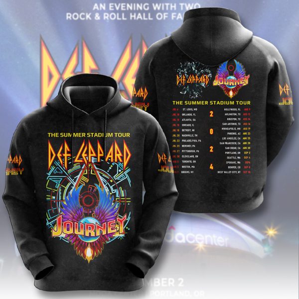 Def Leppard x Journey 3D Apparel - HUANNM 4863