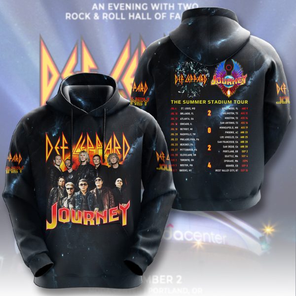 Def Leppard x Journey 3D Apparel - HUANNM 4864