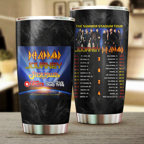 Def Leppard x Journey Tumbler Cup - HUANNM 4862