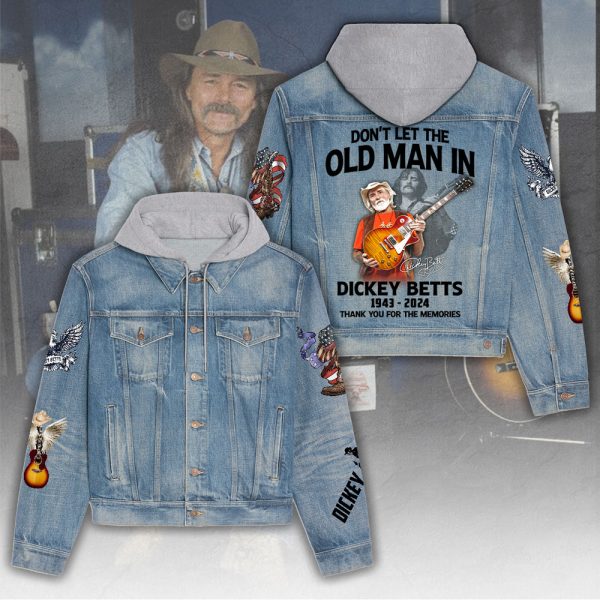 Dickey Betts Women's Denim Hood Jacket - HUANNM 4944