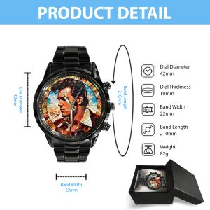 Elvis Presley Black Stainless Steel Watch - TANTN 5650