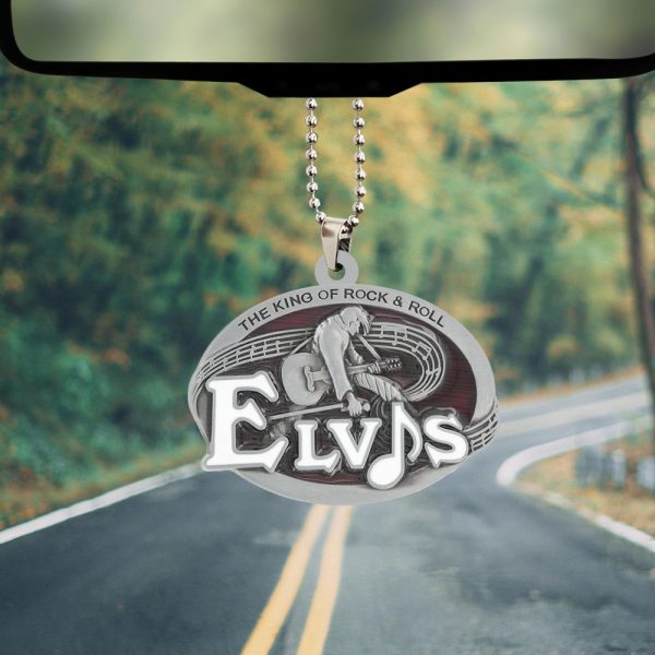 Elvis Presley Custom Shape 2-sided Acrylic Car Ornament - TANTN 5887