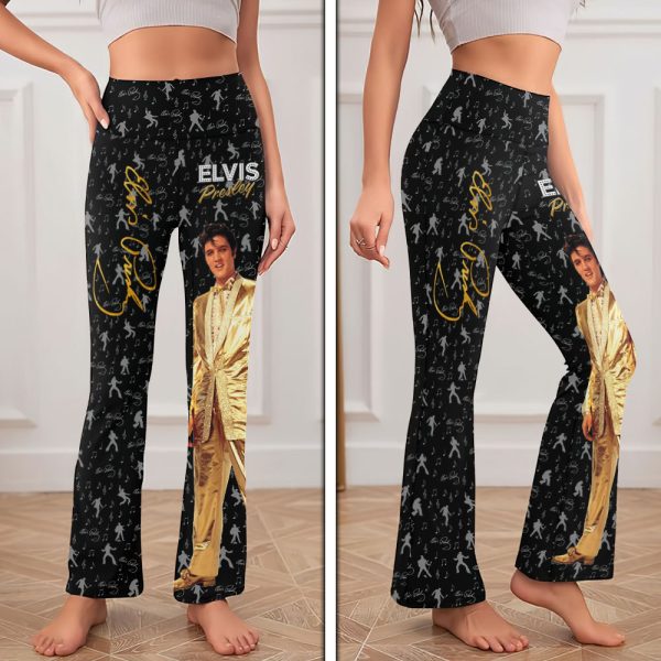 Elvis Presley 3D Flare Yoga Pants - HOATT 4601