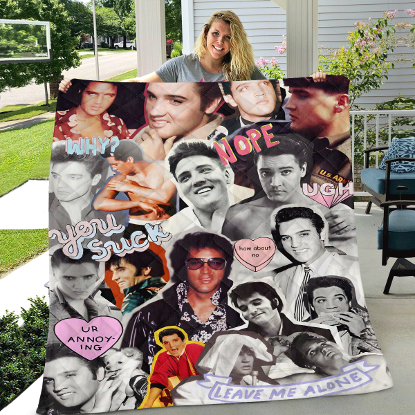 Elvis Presley Quilt Blanket - HUANNM 4514