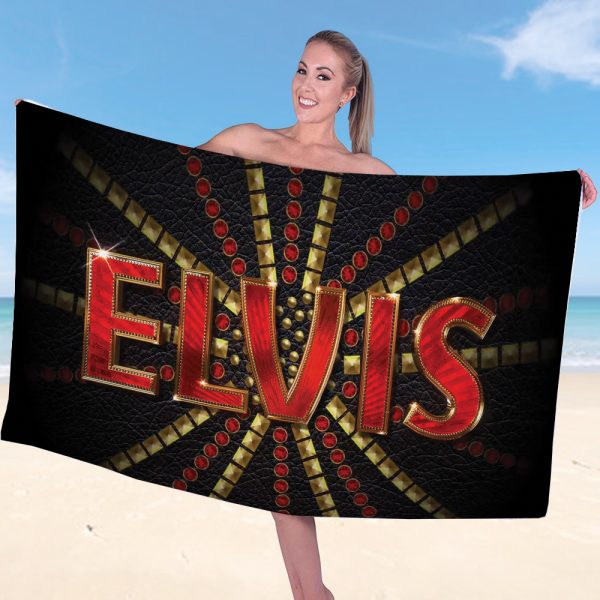 Elvis Presley Rectangle Beach Towel - MAITM 6596