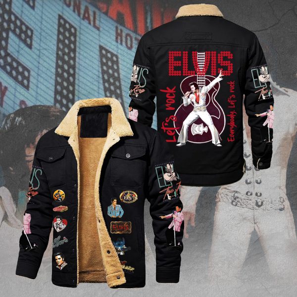 Elvis Presley 2D Winter Fleece Jacket - HUANNM 3723