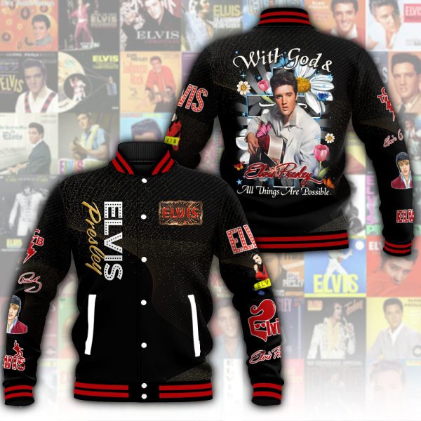 Elvis Presley Varsity Jacket - HUANNM 4649