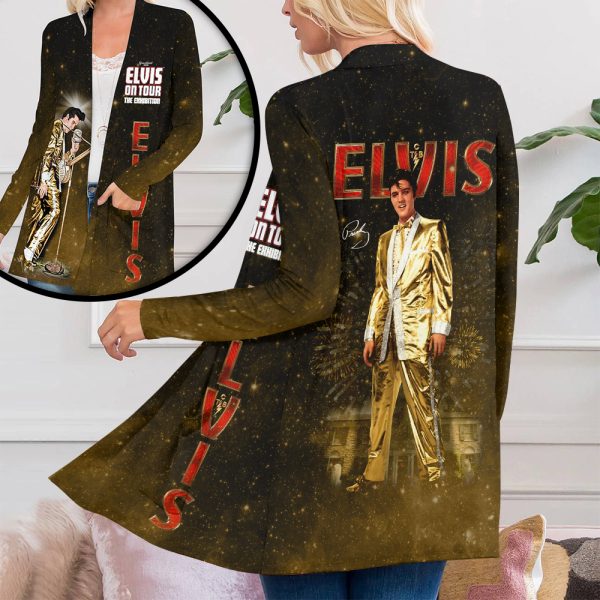 Elvis Presley Women's Patch Pocket Cardigan - HUANNM 4598