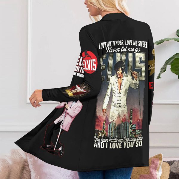 Elvis Presley Women's Patch Pocket Cardigan - HUANNM 4600