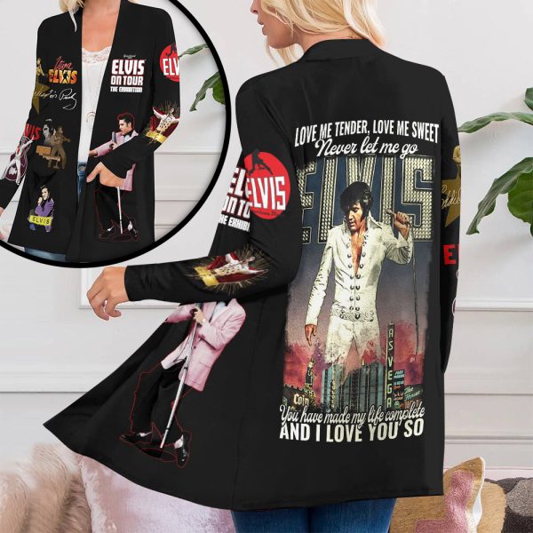 Elvis Presley Women's Patch Pocket Cardigan - HUANNM 4600