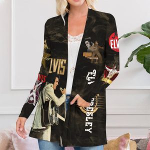 Elvis Presley Women's Patch Pocket Cardigan - HUANNM 4602