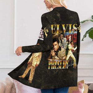 Elvis Presley Women's Patch Pocket Cardigan - HUANNM 4639