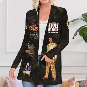 Elvis Presley Women's Patch Pocket Cardigan - HUANNM 4639