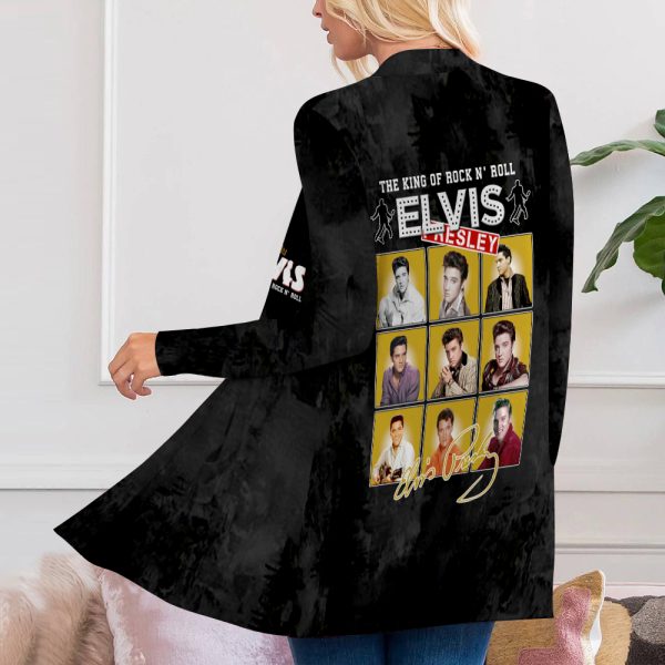 Elvis Presley Women’s Patch Pocket Cardigan – HOATT 4667