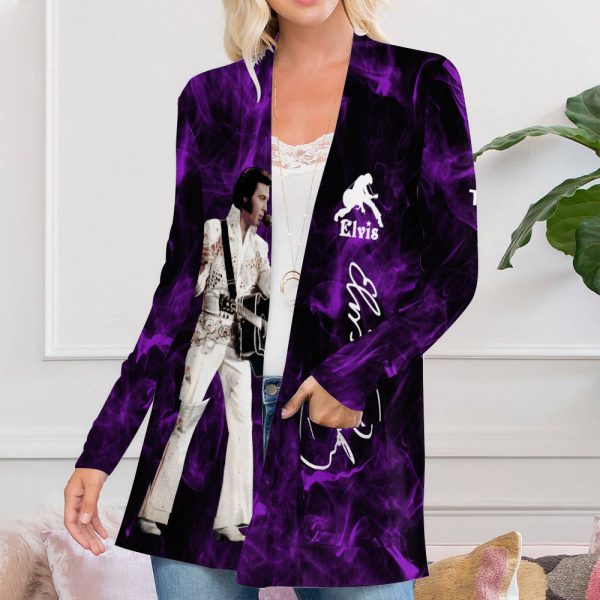 Elvis Presley Women's Patch Pocket Cardigan - HOATT 4727