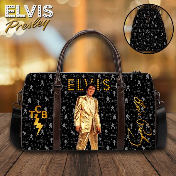 Elvis Presley Leather Duffle Bag - HOATT 4656