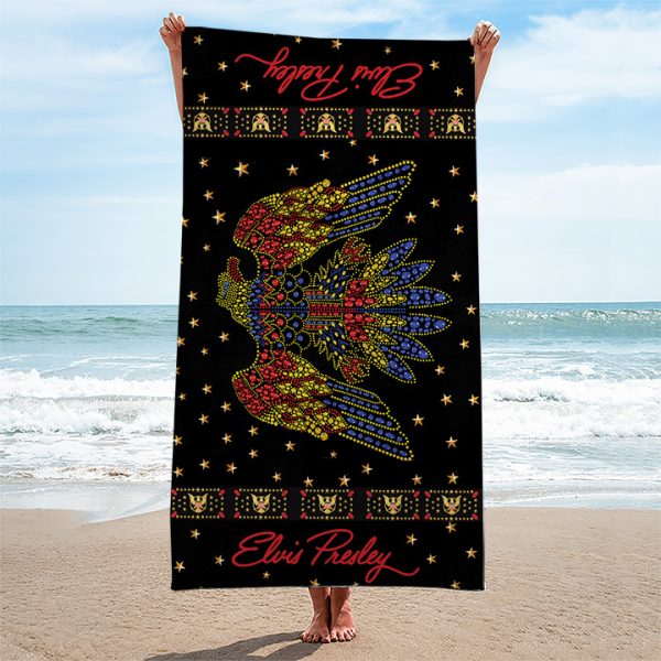 Elvis Presley Rectangle Beach Towel - TANTN 5881