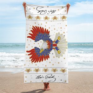 Elvis Presley Rectangle Beach Towel - TANTN 5882