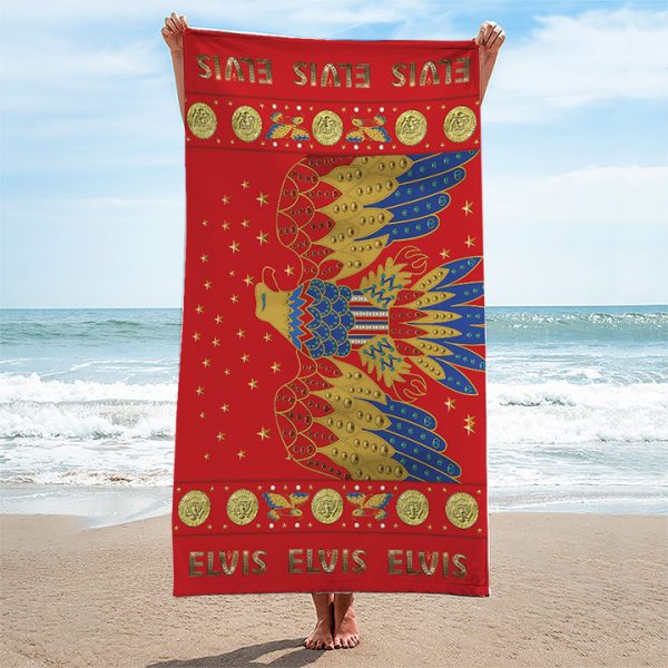 Elvis Presley Rectangle Beach Towel - TANTN 5883