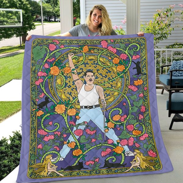 Freddie Mercury Quilt Blanket - MAITM 6292