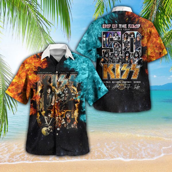 Kiss Band 3D Hawaii Shirt - HUANNM 155