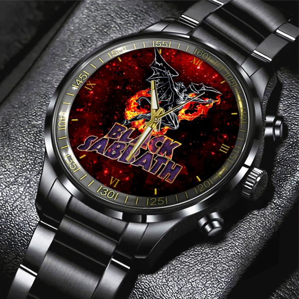 Black Sabbath Black Stainless Steel Watch - GNE 223