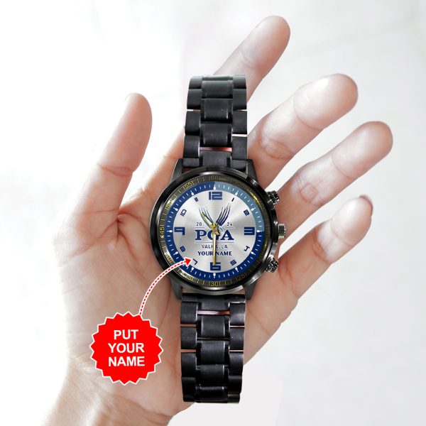 Personalized Golf PGA Championship Black Stainless Steel Watch - HUANNM 4949