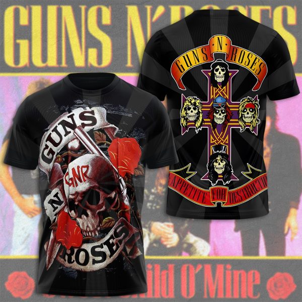 Guns N' Roses 3D T-Shirt - HUANNM 644