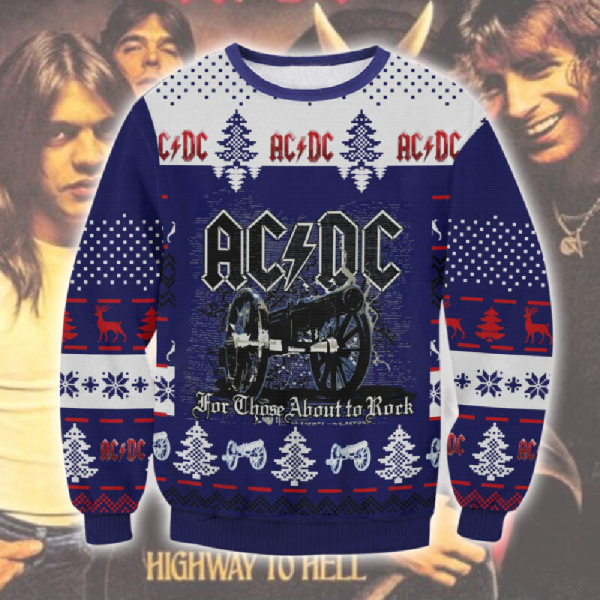 AC/DC 3D Ugly Sweater - HUANNM 1175