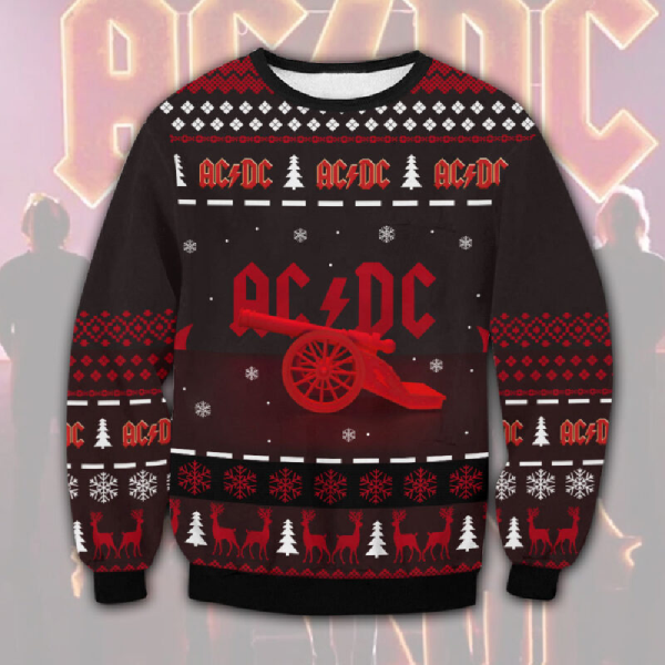 AC/DC 3D Ugly Sweater - HUANNM 1176