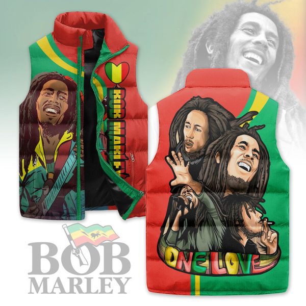 Bob Marley 3D Down Vest - HUANNM 4089