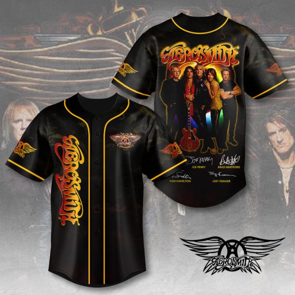 Aerosmith Baseball Jersey - HUANNM 4773