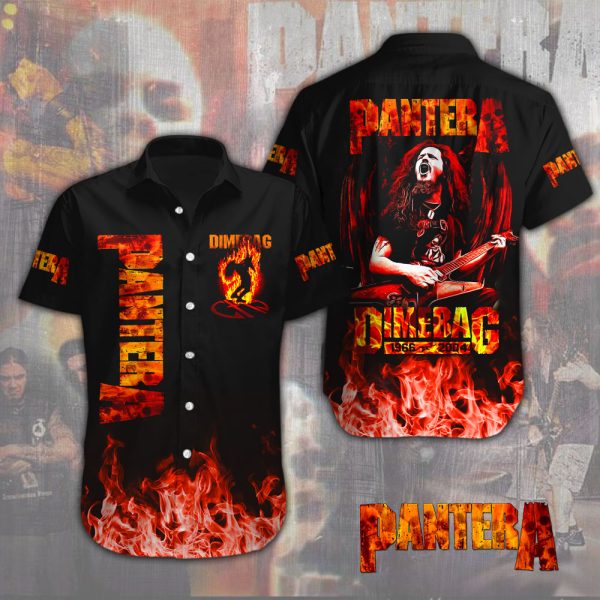 Pantera Short Sleeve Dress Shirt - HUANNM 4759