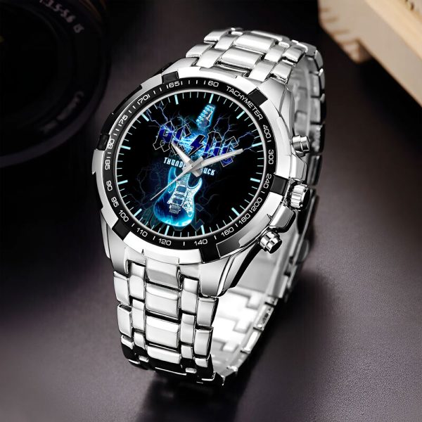 AC/DC Alloy Quartz Watch - HUANNM 4891