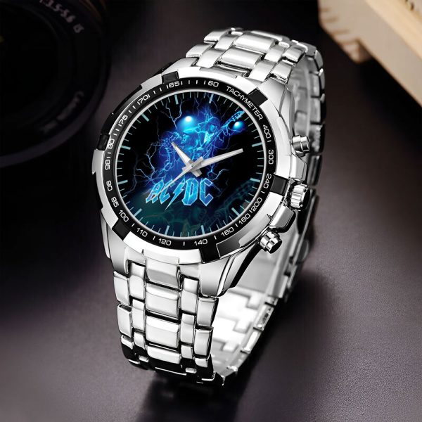 AC/DC Alloy Quartz Watch - HUANNM 4892