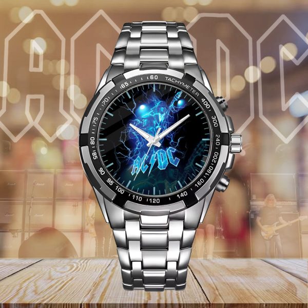 AC/DC Alloy Quartz Watch - HUANNM 4892