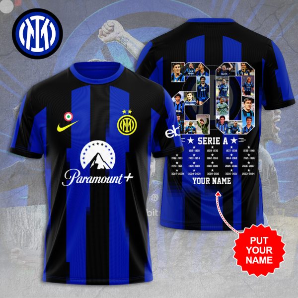 Personalized Inter Milan FC 3D Apparel - HUANNM 4903