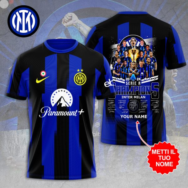 Personalized Inter Milan FC 3D Apparel - HUANNM 4904