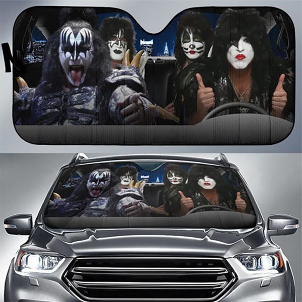 Kiss Band Auto Sun Shade - HUANNM 671.1