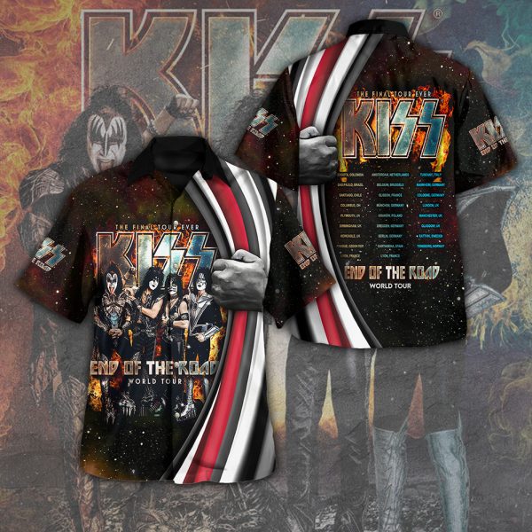 Kiss Band 3D Hawaii Shirt - HUANNM 144.2