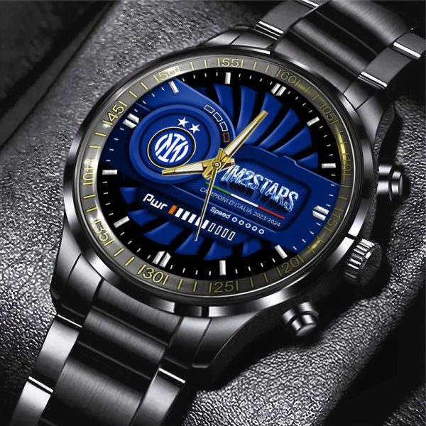 Inter Milan FC Black Stainless Steel Watch - MAITM 6566