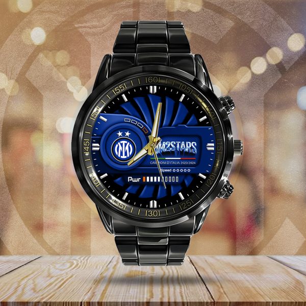 Inter Milan FC Black Stainless Steel Watch - MAITM 6566