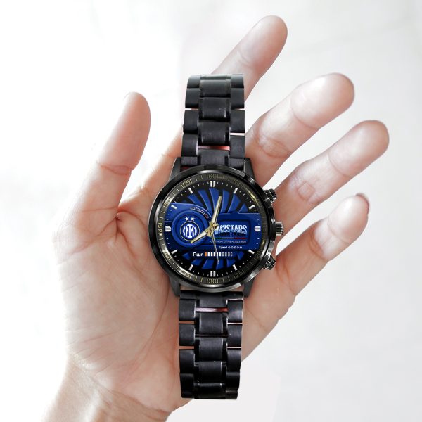 Inter Milan FC Black Stainless Steel Watch - MAITM 6566