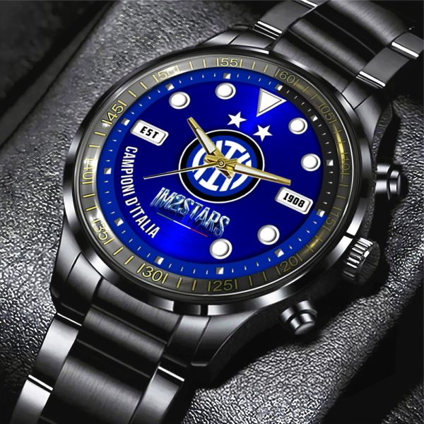 Inter Milan FC Black Stainless Steel Watch - MAITM 6591